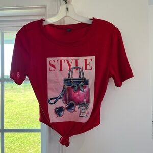 Fun fashion crop top